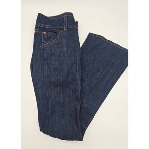 HUDSON Women's Bootcut Jeans Signature Flap Pockets Dark Blue Size 27